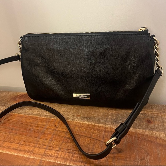 Kate Spade Celina Black Leather Bow Crossbody Bag - Picture 4 of 12